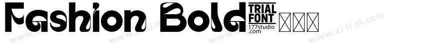 Fashion Bold字体转换